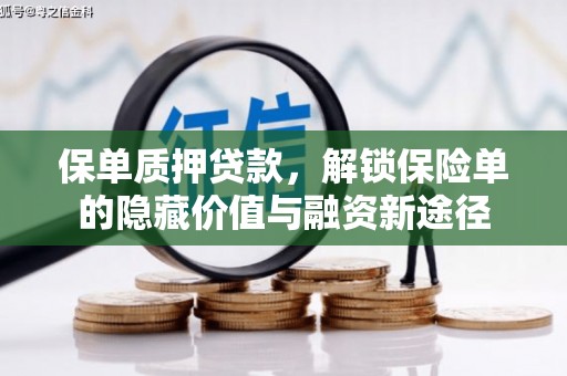 鸡冠保单质押贷款，解锁保险单的隐藏价值与融资新途径