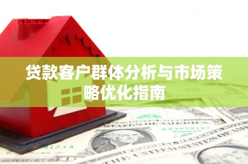 鸡冠贷款客户群体分析与市场策略优化指南