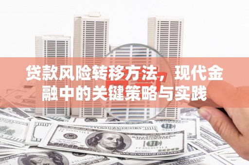 鸡冠贷款风险转移方法，现代金融中的关键策略与实践