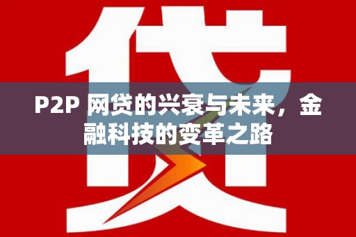 鸡冠P2P 网贷的兴衰与未来，金融科技的变革之路