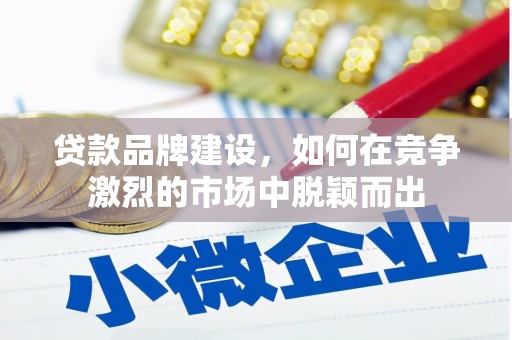 鸡冠贷款品牌建设，如何在竞争激烈的市场中脱颖而出