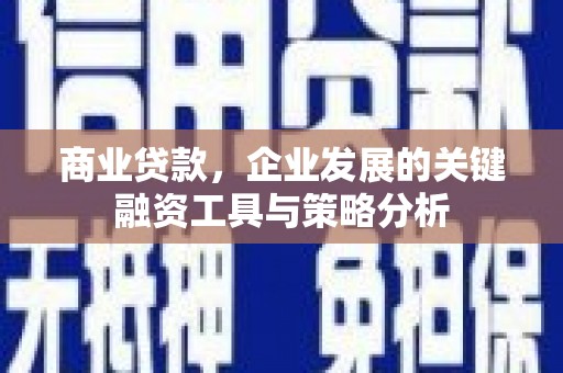 鸡冠商业贷款，企业发展的关键融资工具与策略分析