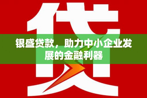鸡冠银盛贷款，助力中小企业发展的金融利器