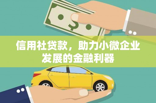 鸡冠信用社贷款，助力小微企业发展的金融利器
