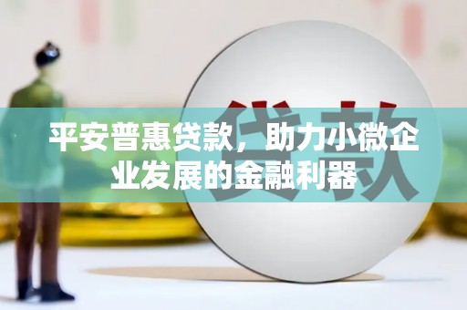 鸡冠平安普惠贷款，助力小微企业发展的金融利器