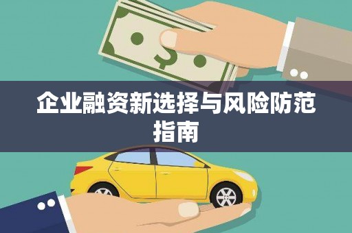 鸡冠企业融资新选择与风险防范指南