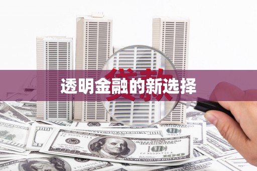鸡冠透明金融的新选择